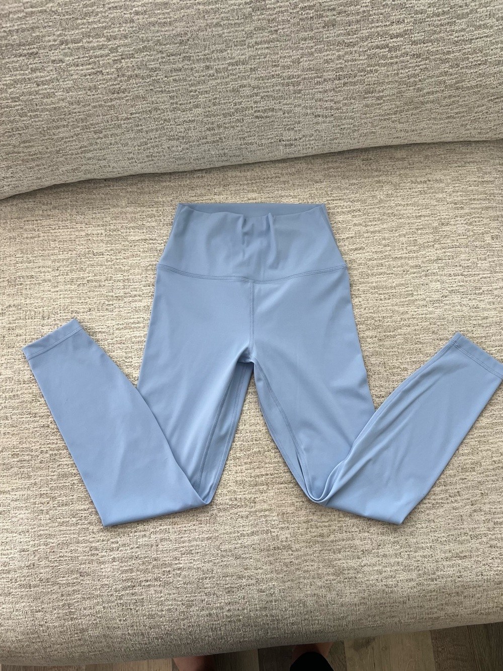 Light Blue High-Waist Leggings
